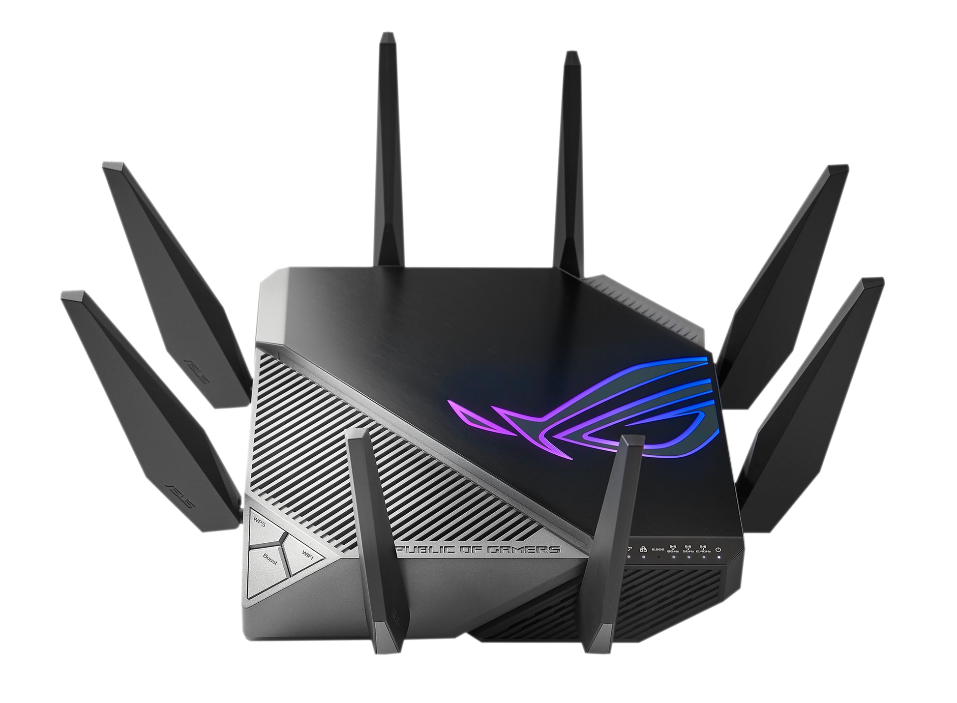 ASUS GT-AXE11000 Tisch-Router – Wi-Fi, Ethernet – Netzstrom 110–240 V – 328 × 328 × 179 mm