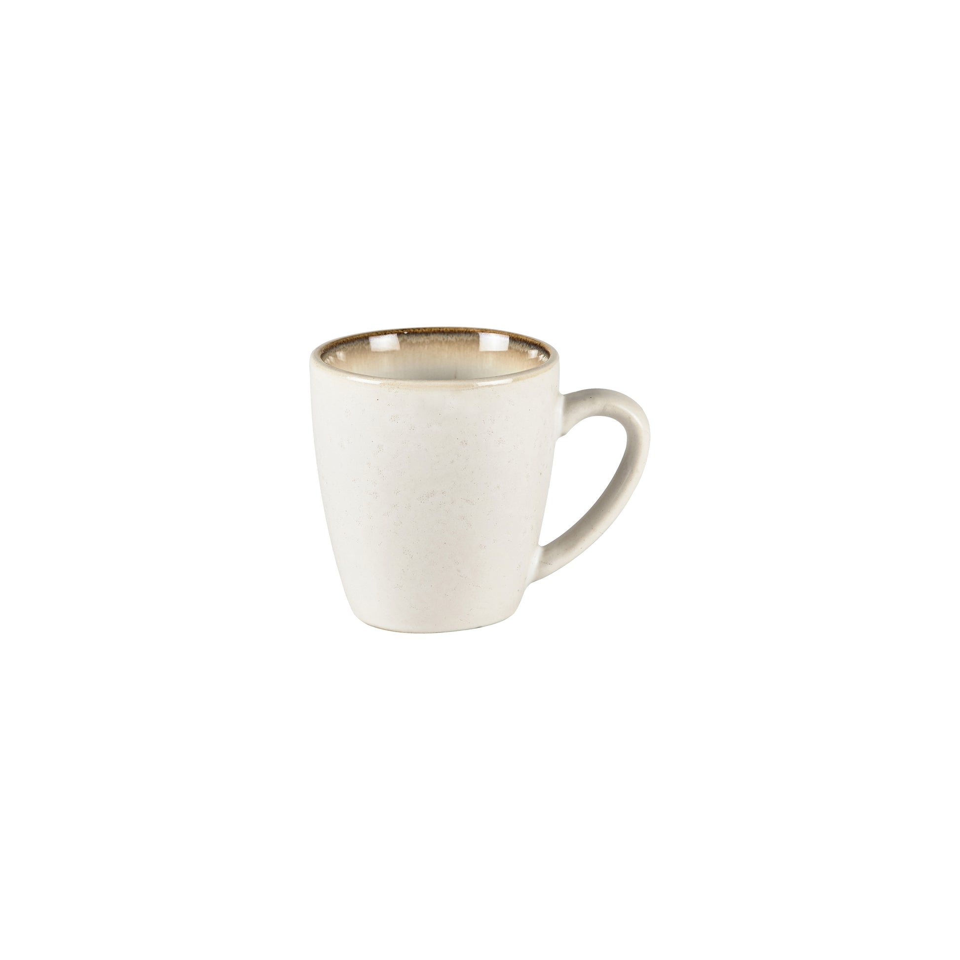 BITZ Kaffeetasse – 6er Set, 190 ml, Ø 6,8 cm, Steinzeug, Beige, spülmaschinenfest, mikrowellengeeignet