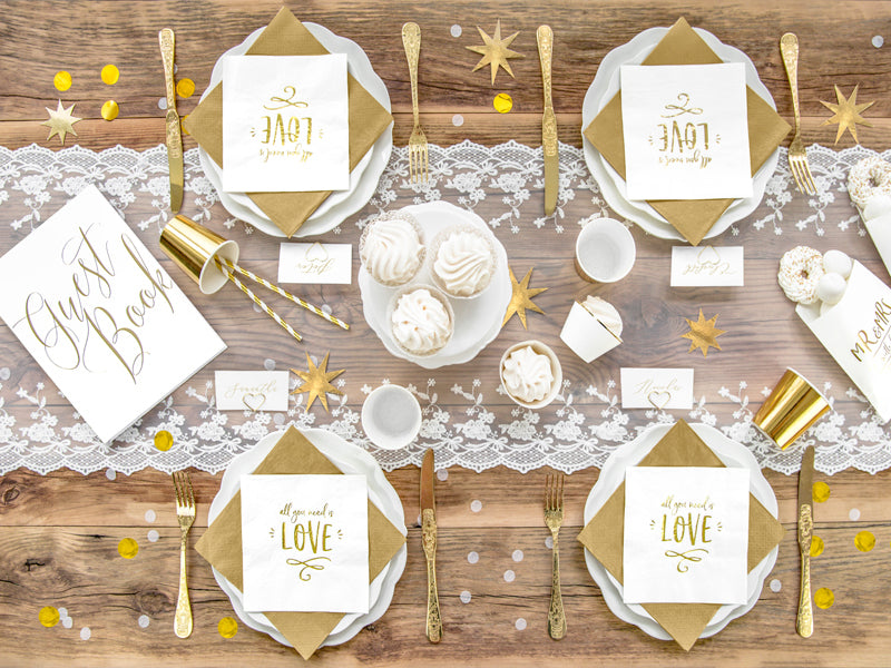 PartyDeco Konfettikanone Kreise – Gold – Ø 2,5 cm – 1 Stk