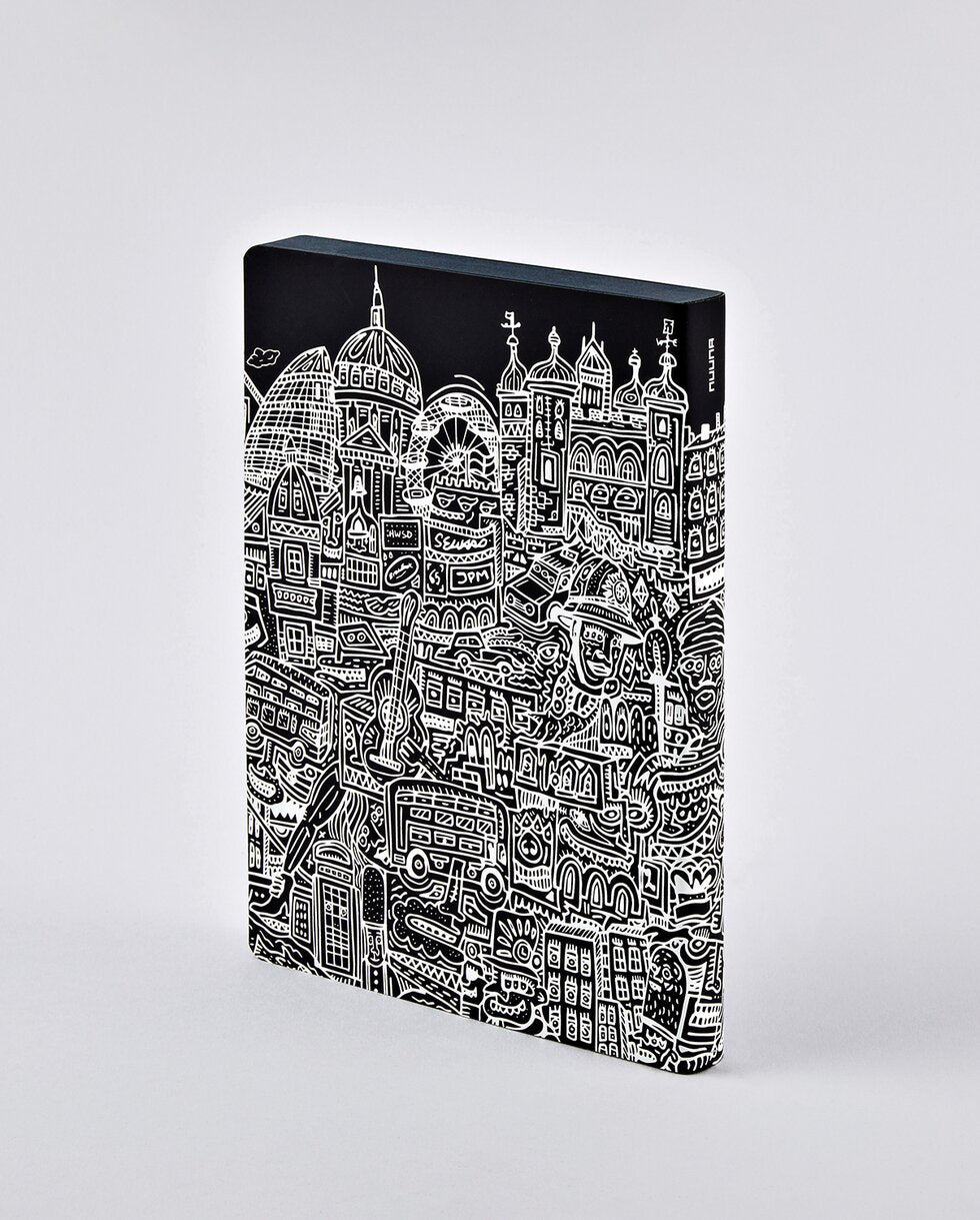 NUUNA Notizbuch Graphic L 52040 LONDON, 165x220, punktiert