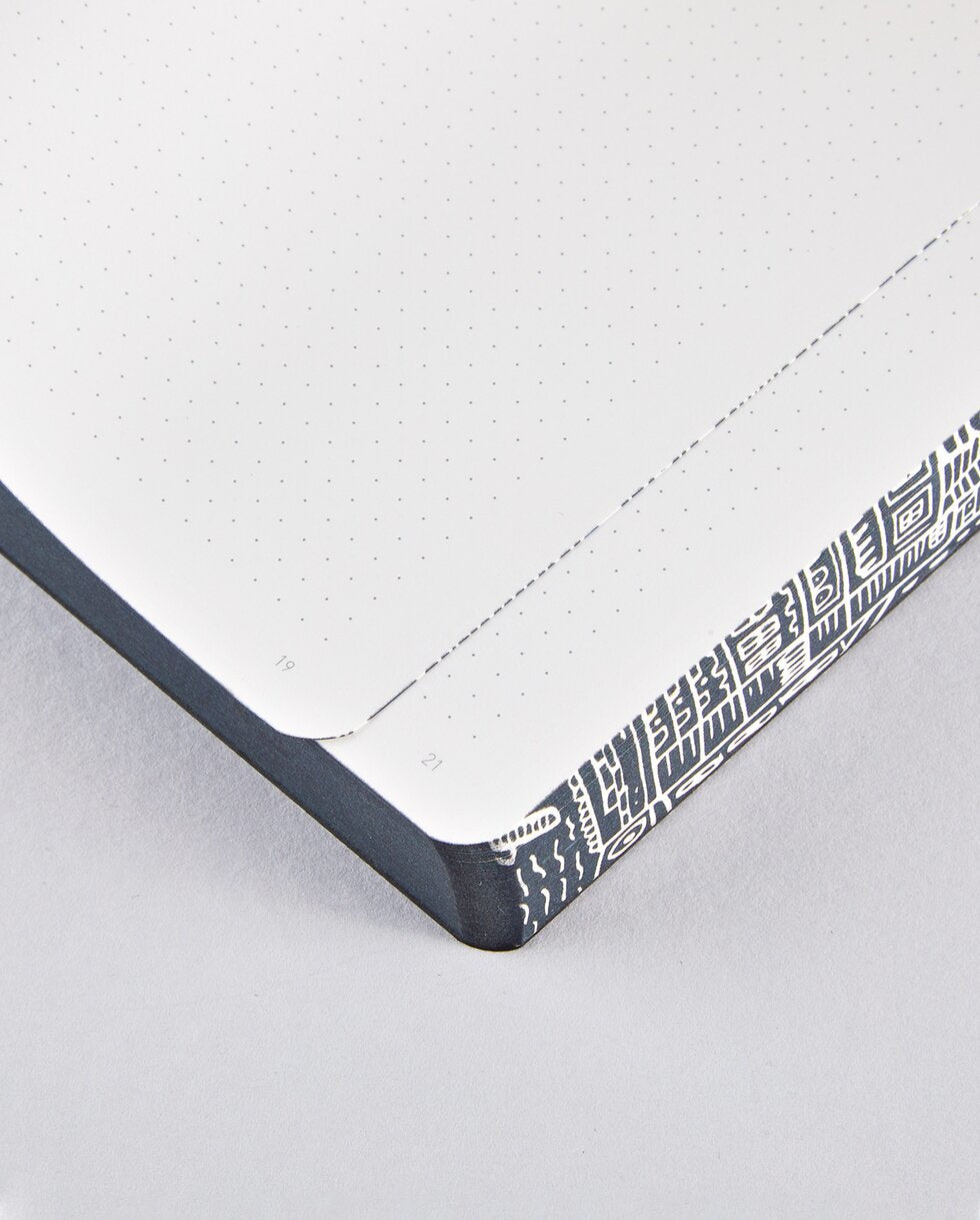 NUUNA Notizbuch Graphic L 52040 LONDON, 165x220, punktiert