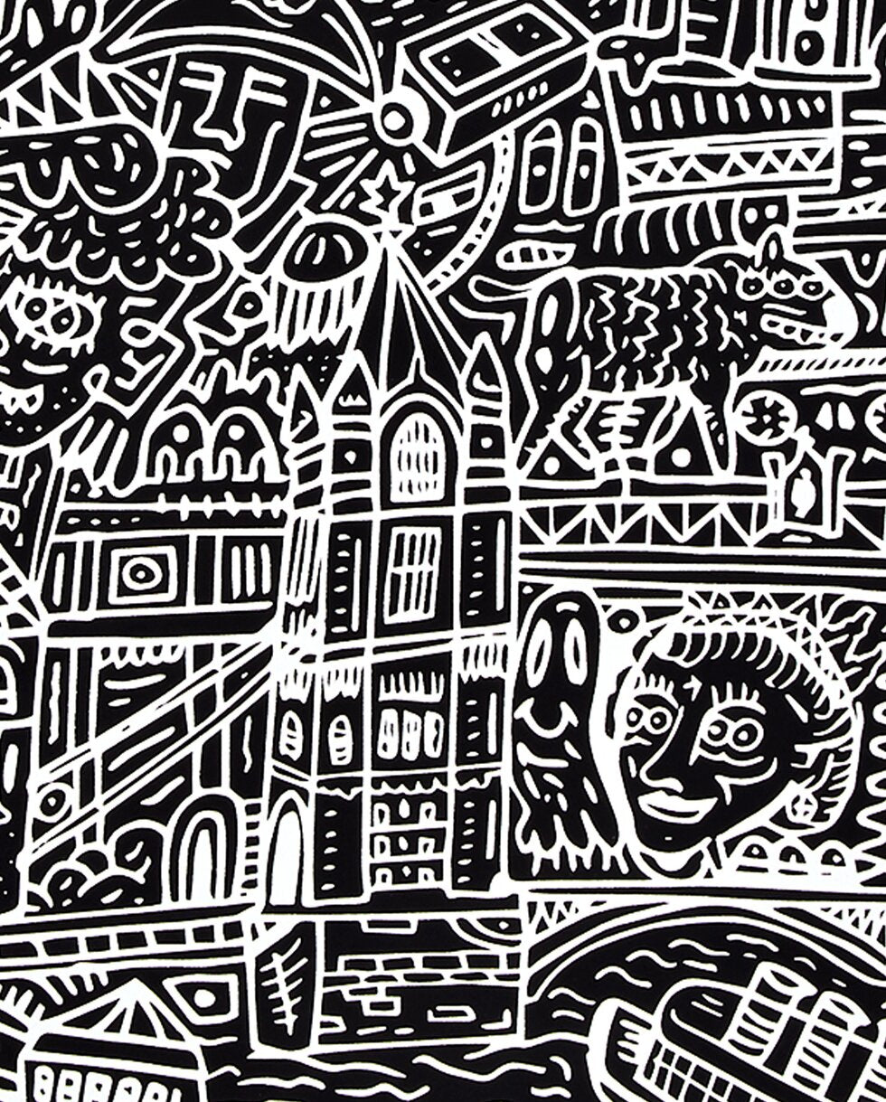 NUUNA Notizbuch Graphic L 52040 LONDON, 165x220, punktiert