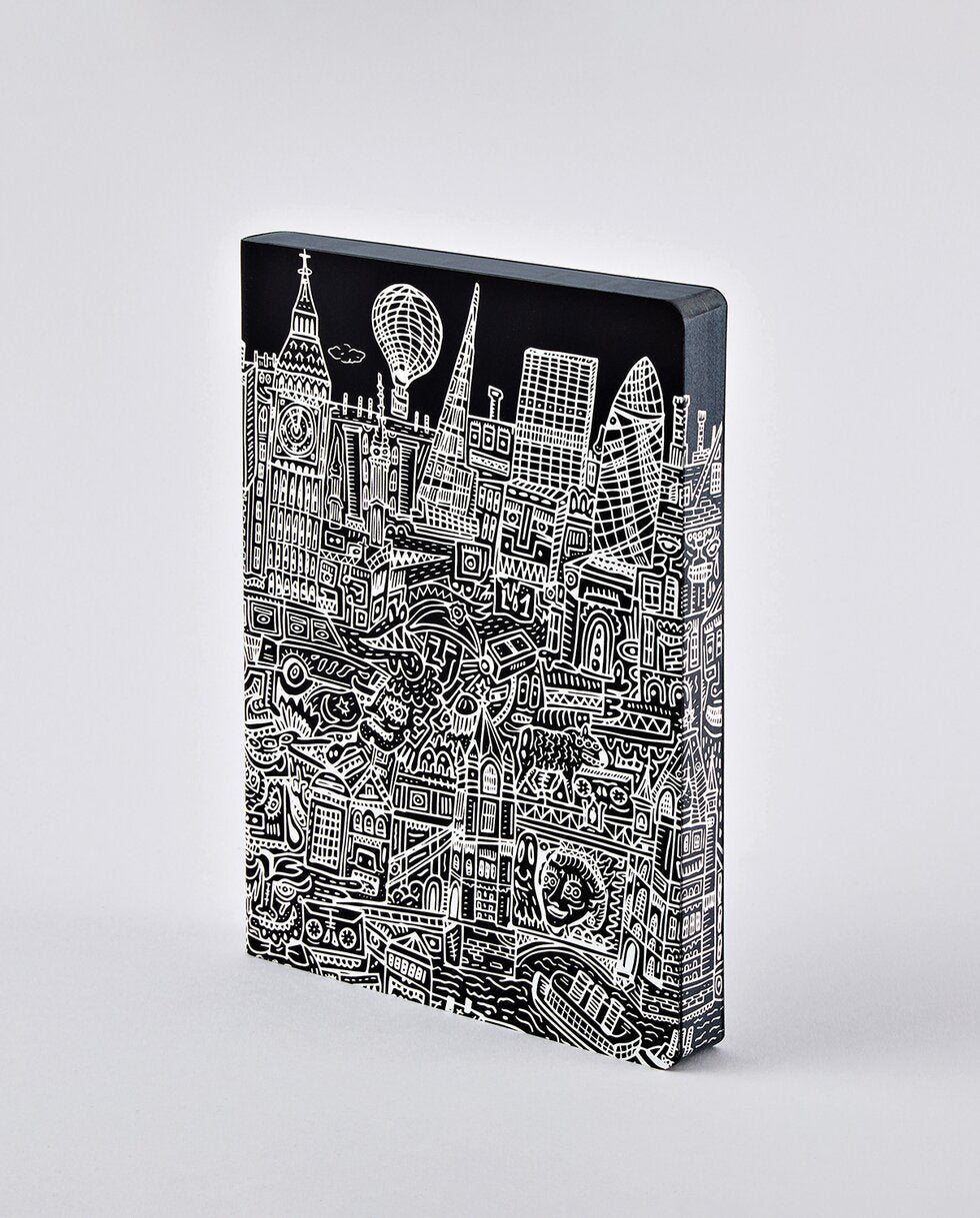 NUUNA Notizbuch Graphic L 52040 LONDON, 165x220, punktiert