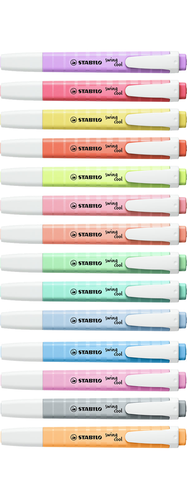 STABILO swing cool Pastel Edition Textmarker Limette – Keilspitze, 1–4 mm