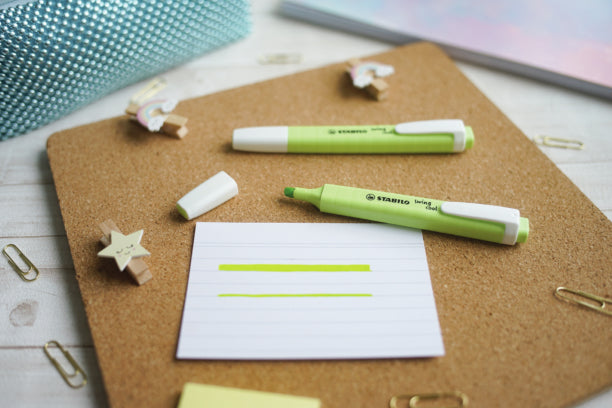 STABILO swing cool Pastel Edition Textmarker Limette – Keilspitze, 1–4 mm