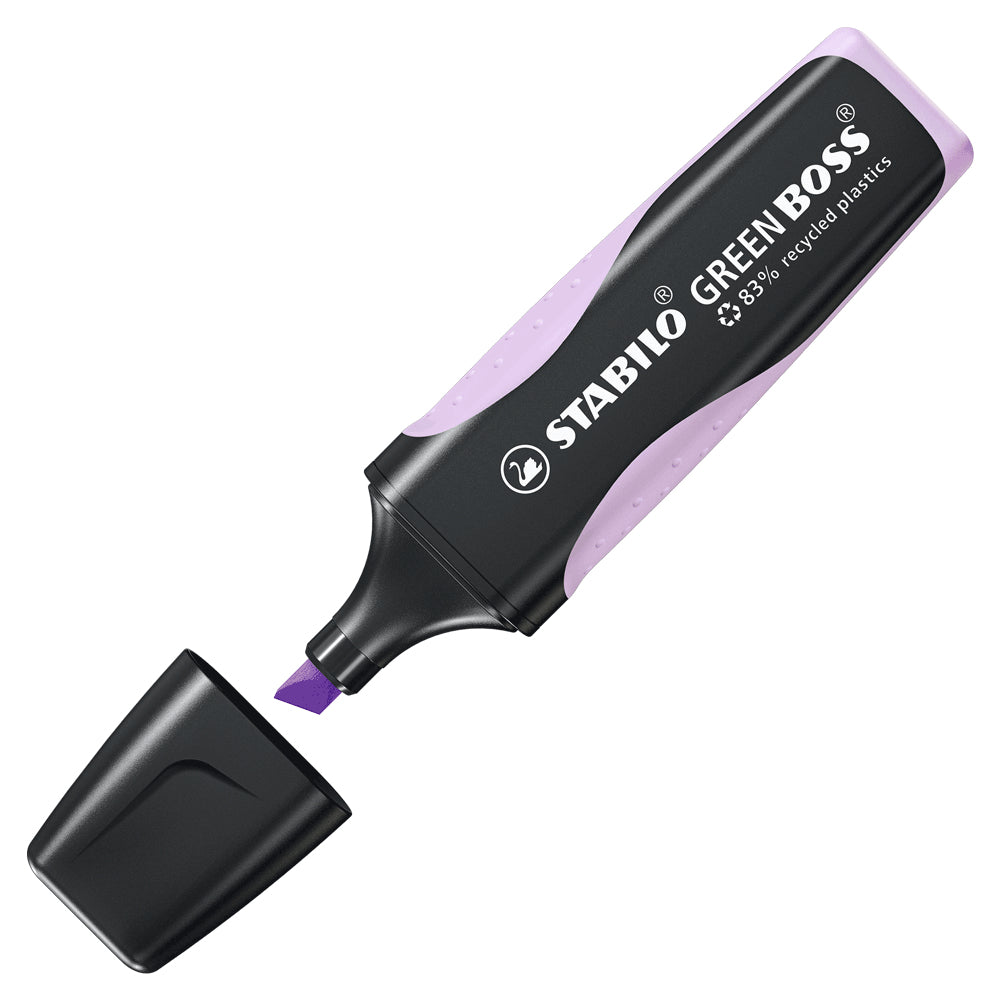 STABILO BOSS Textmarker Pastelllila – Keilspitze, 2–5 mm, nachfüllbar