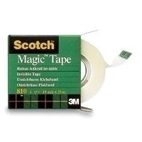 Scotch Magic 810 Klebefilm matt/unsichtbar – 19 mm × 66 m, Papier