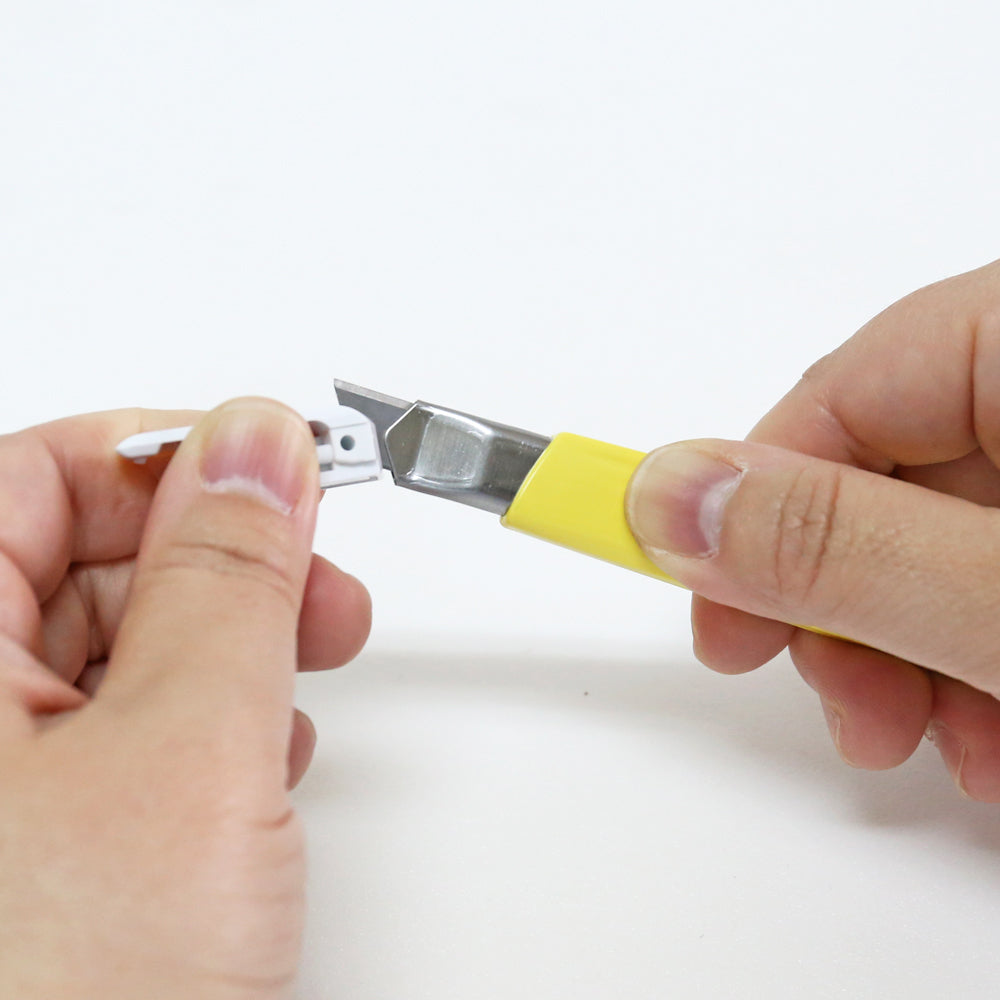 NT Cutter A-301 RP – Abbrechmesser 9 mm, Auto-Lock, Kunststoff, Violett