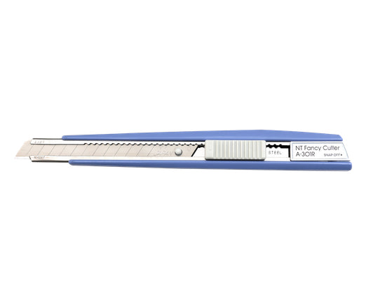NT Cutter A-301 RP – Abbrechmesser 9 mm, Auto-Lock, Kunststoff, Violett