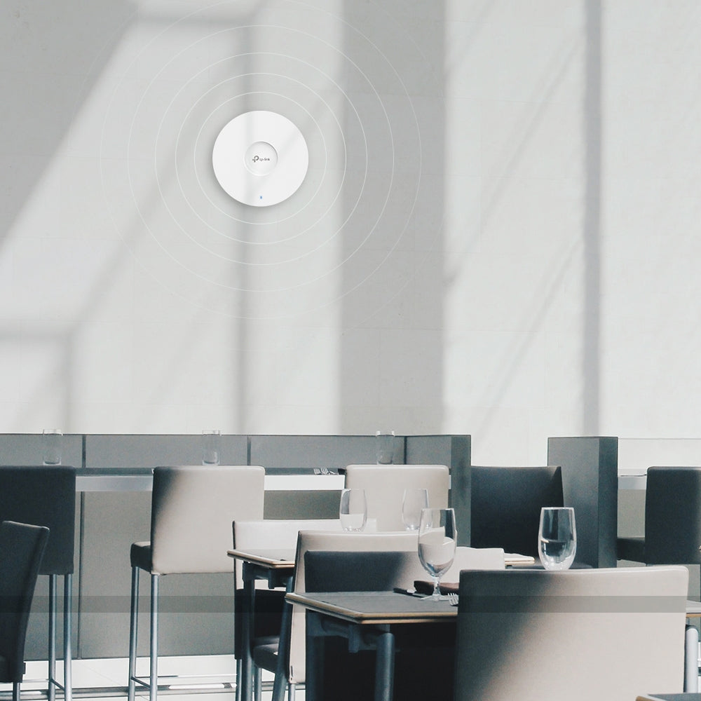 TP-Link EAP650 – Access Point – Wi-Fi 6 (2,4/5 GHz), 2,4 Gbit/s, GbE, PoE+, Wand/Decke