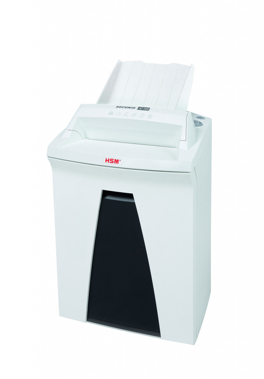 HSM Securio AF300 – Aktenvernichter mit Autofeed 300 Blatt, DIN P-4, Partikelschnitt 4,5 × 30 mm, 35 l