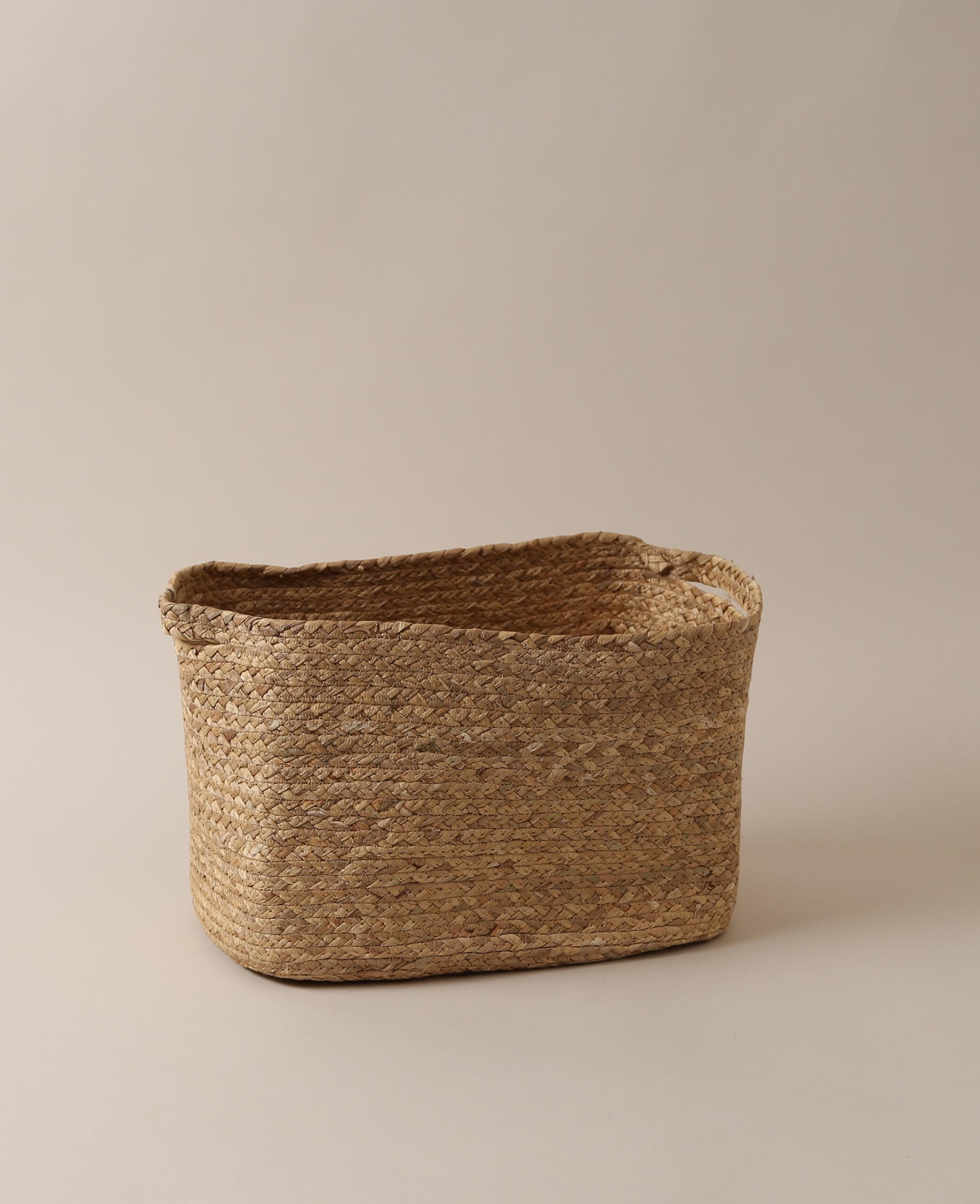 Esmée Aufbewahrungskorb – Grashalm – Braun – 380 × 240 × 260 mm