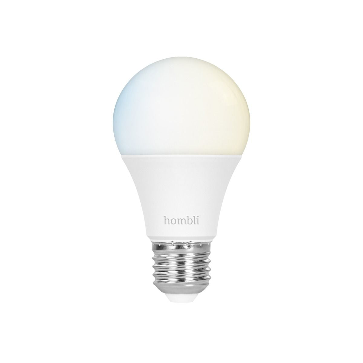 Hombli Smart-Leuchtmittel E27 – 800 lm, 2700–6500 K, WLAN/App, dimmbar – Weiss