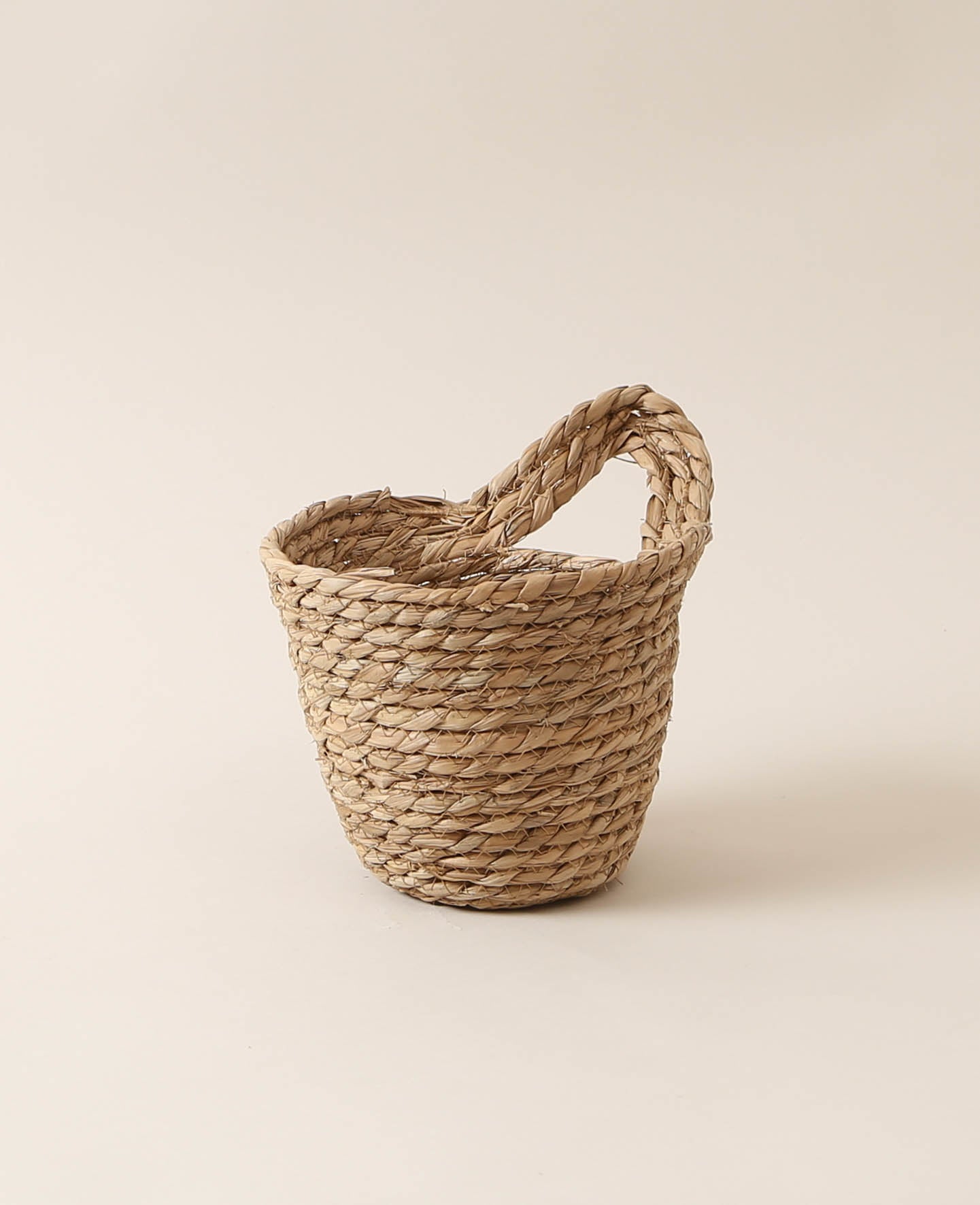 Esmée Aufbewahrungskorb – Gras – Braun – Ø 170 × H 170 mm