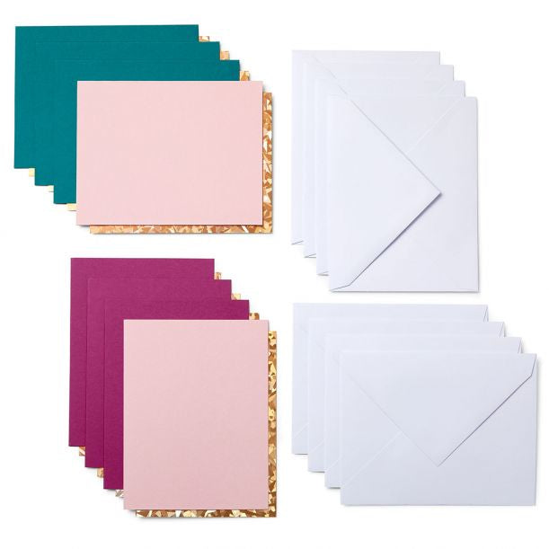 Cricut Kartenset, Cutaway-Karten – für Cricut Joy – 108 × 140 mm – sortiert – Set, 24-teilig.