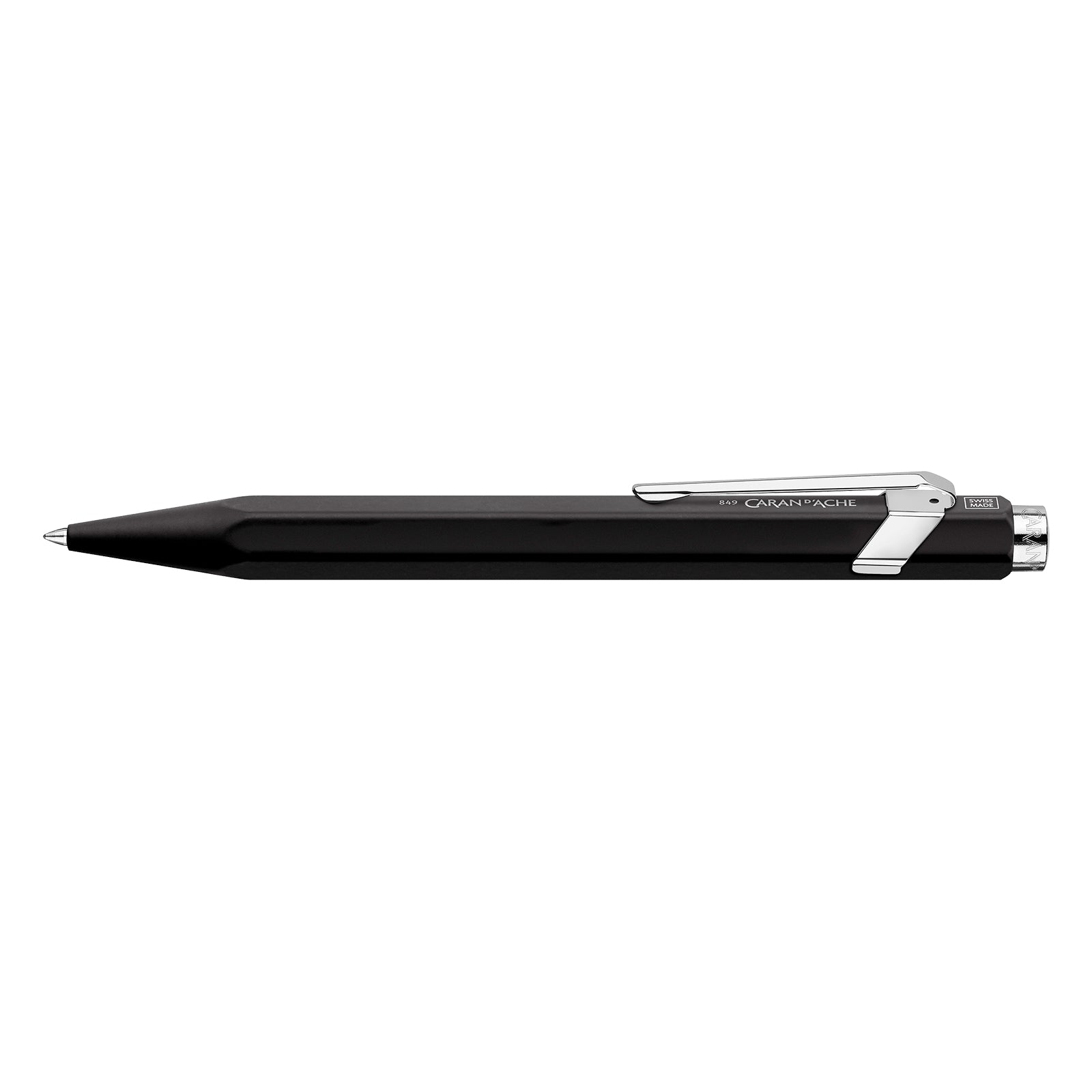 Caran d-Ache Caran d’Ache 849 – Tintenroller, 0,7 mm, schwarz, Druckmechanik, Aluminium