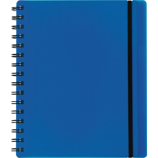 Kolma Collegeblock A5, kariert, Spiralbindung, 100 Blatt, 2-fach gelocht, perforiert, 70 g/m² – blau