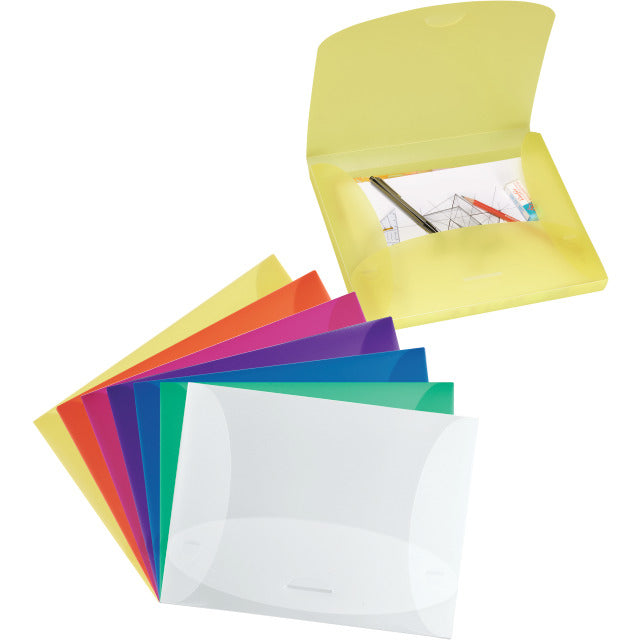 Kolma Sammelmappe für A4, Kunststoff, Blau, mit Steckverschluss