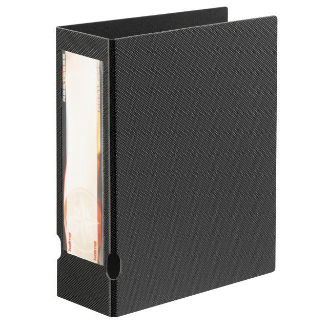 Kolma Sichtbuch Restless XL – 150 Sichttaschen, A4, genarbt, schwarz, Kunststoff