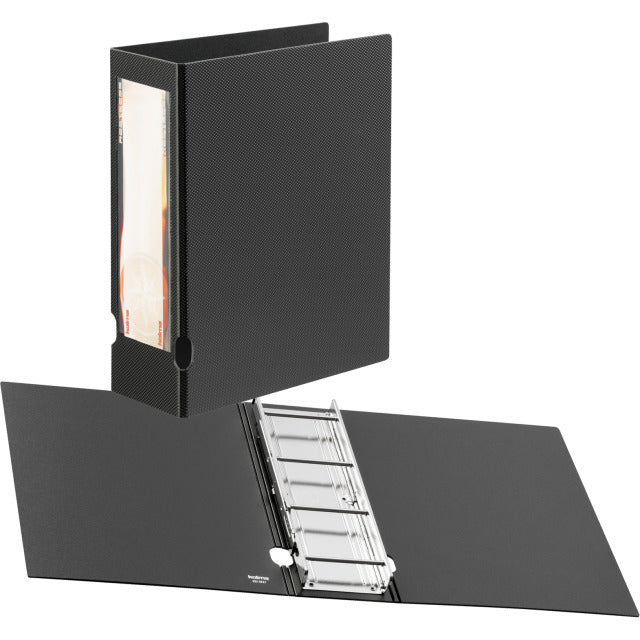 Kolma Sichtbuch Restless XL – 150 Sichttaschen, A4, genarbt, schwarz, Kunststoff