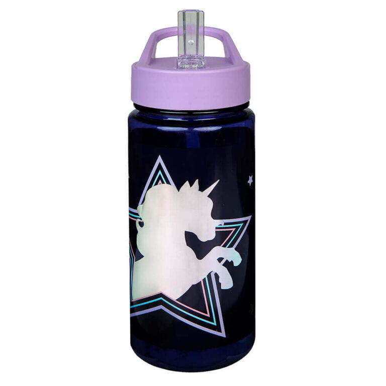 Scooli AERO Dreamland Kindertrinkflasche 500 ml – mit Strohhalm, Kunststoff, Einhorn