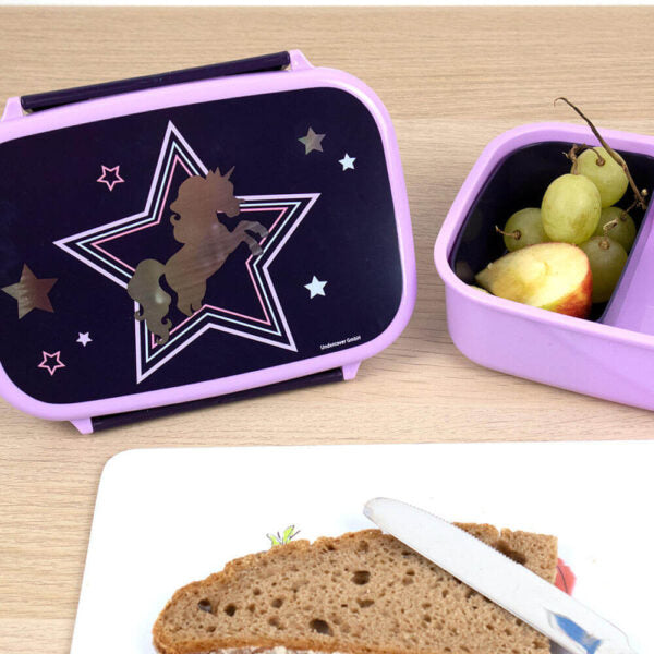 Scooli Dreamland – Lunchbox, 13,5 × 18 × 6 cm, violett