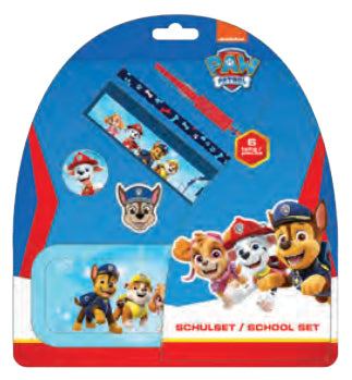 Undercover PPAT6458 – Schüleretui, gefüllt (6-teilig), Paw Patrol