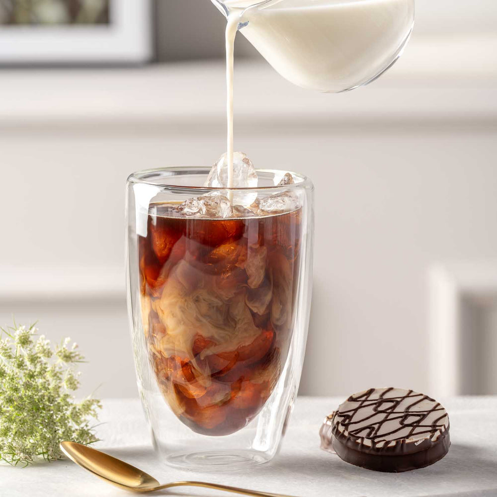 LEONARDO Thermobecher – 0,40 l, Borosilikatglas, transparent, doppelwandig