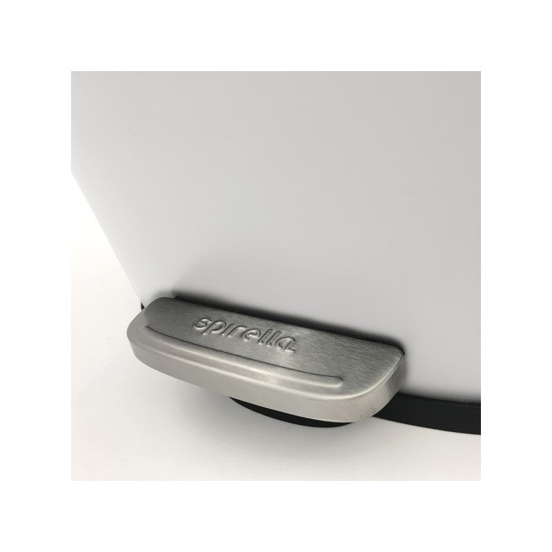 MSV Treteimer – 30 l – Stahl, rechteckig – weiss