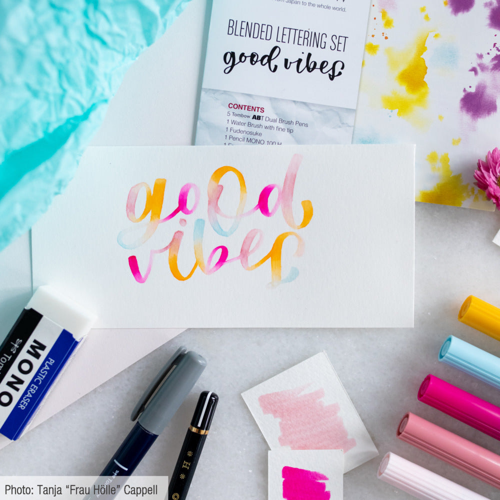 Tombow Bastelset Blended Lettering Cozy Times – 5 ABT Dual Brush Pens, 10-teilig