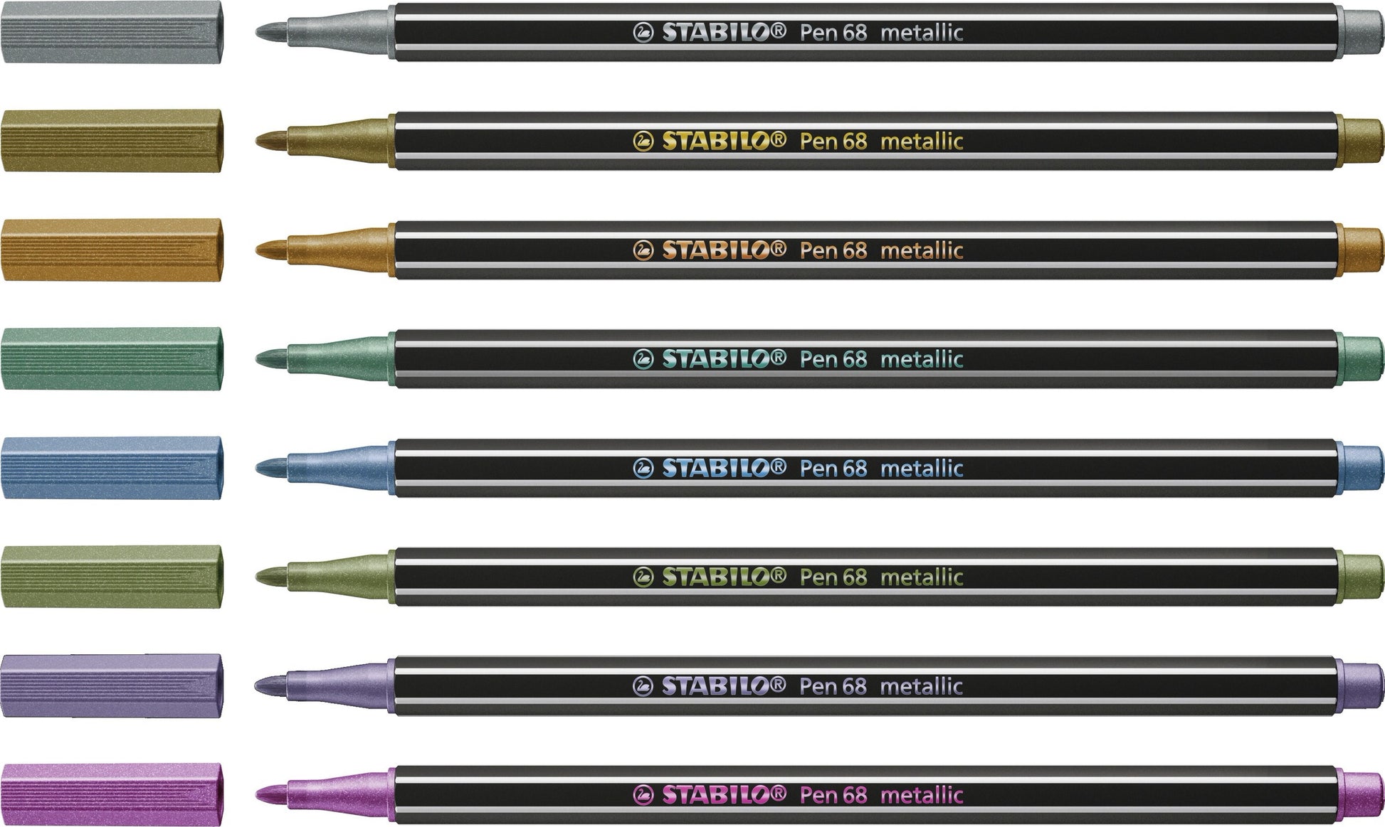 STABILO Filzstifte, Strichbreite 1,4 mm, 8 Farben