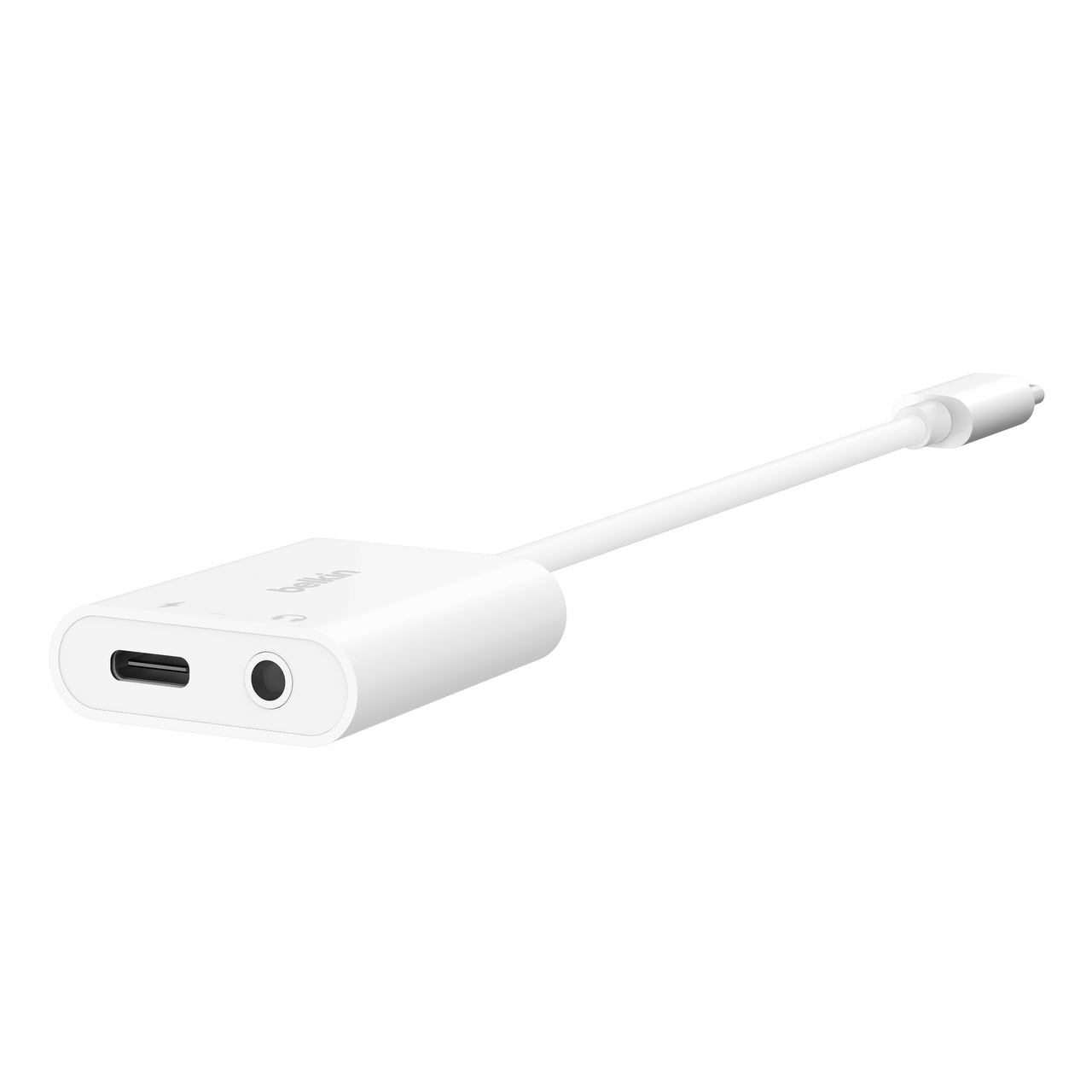 Belkin RockStar USB-C Multiport-Adapter – USB-C zu 3,5 mm + USB-C (PD 60 W) – für iPhone & Android