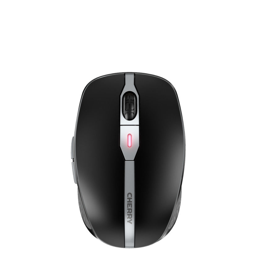 CHERRY MW 9100 Maus – kabellos, Bluetooth + 2,4 GHz, USB-A, 2'400 dpi, 6 Tasten, beidhändig, schwarz