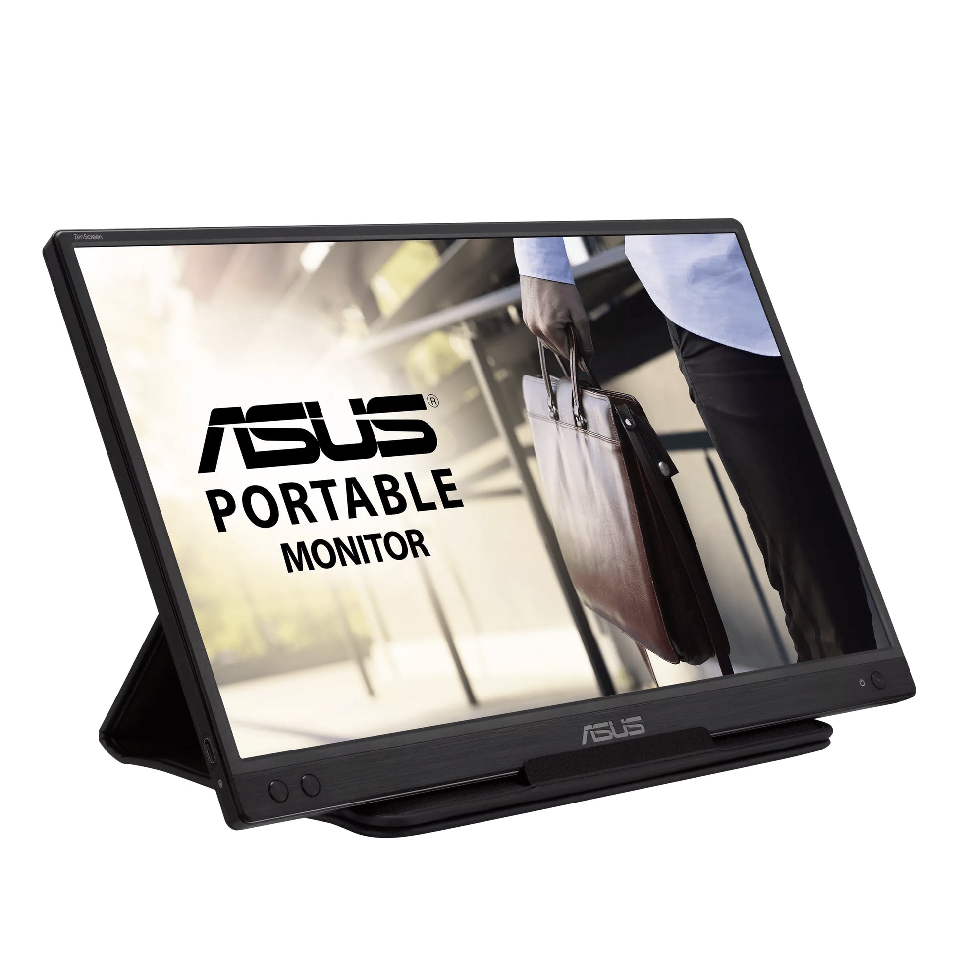 ASUS MB166C – Portabler Monitor, 15,6", 1920 × 1080 (Full HD), IPS, 60 Hz, 250 cd/m², USB-C, Schwarz