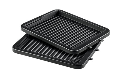 Tefal Waffeleisen WM755DCH – 2 Waffeln, 4in1 (Waffel/Toast/Panini/Grill), 1'200 W – Schwarz/Edelstahl