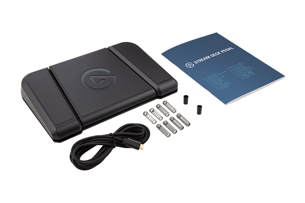 Elgato Stream Deck Pedal – Fussschalter – USB 2.0, 3 Pedale, Schwarz