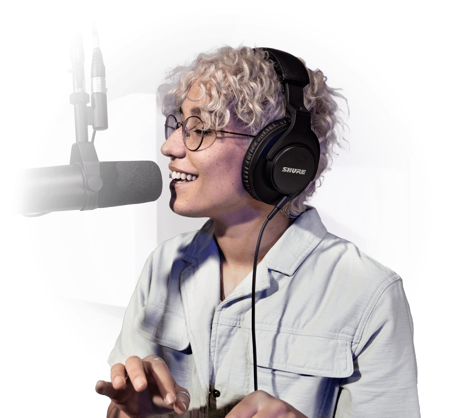 Shure SRH440 – Over-Ear Studiokopfhörer – 6,3 mm Klinke, geschlossen, 3 m, 40 Ω – Schwarz