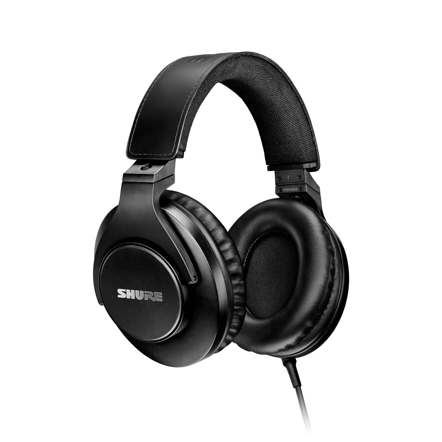 Shure SRH440 – Over-Ear Studiokopfhörer – 6,3 mm Klinke, geschlossen, 3 m, 40 Ω – Schwarz