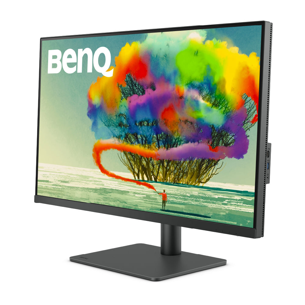 BenQ PD3205U – Monitor, 32" 3840 × 2160 (UHD 4K), IPS, 60 Hz, 350 cd/m², KVM, USB-C, VESA 100 × 100, Schwarz