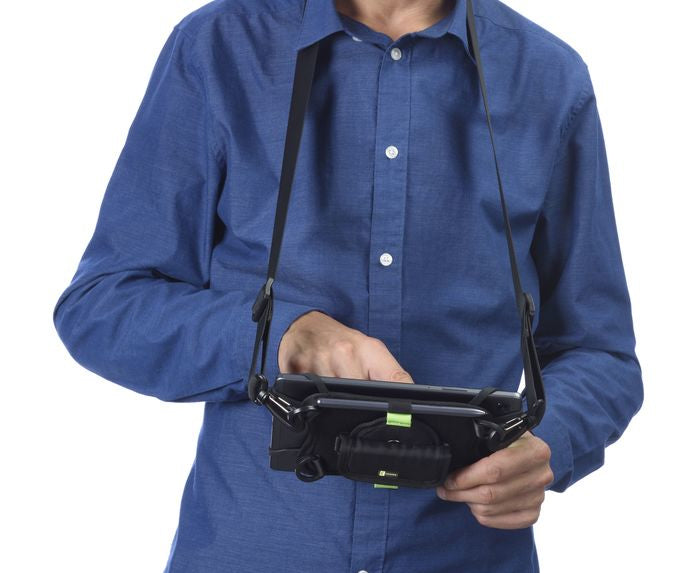 Cellularline Notebook-Schutzhülle – für Tablets bis 9", Stoßschutz, Kunststoff, Schwarz