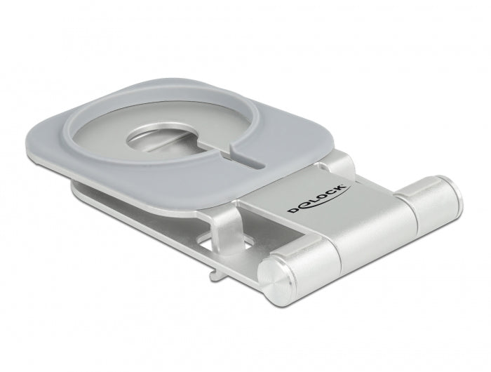 DeLOCK Tischständer, faltbar, für MagSafe – Silber, Aluminium