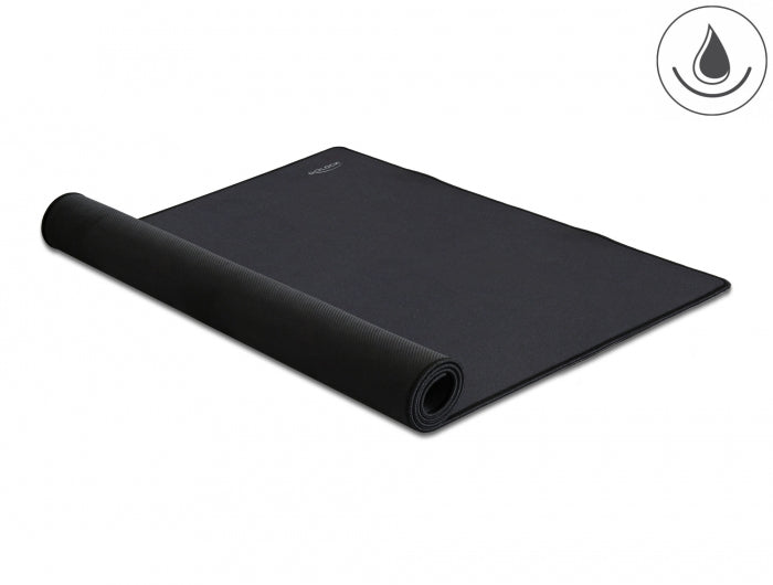 DeLOCK 12027 – Gaming-Mauspad – 900 × 500 mm, 3 mm, Schwarz, Anti-Rutsch-Basis
