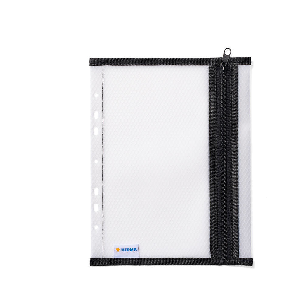 HERMA Sichtmappe A5 – transparent, Kunststoff, glänzend, 180 µm