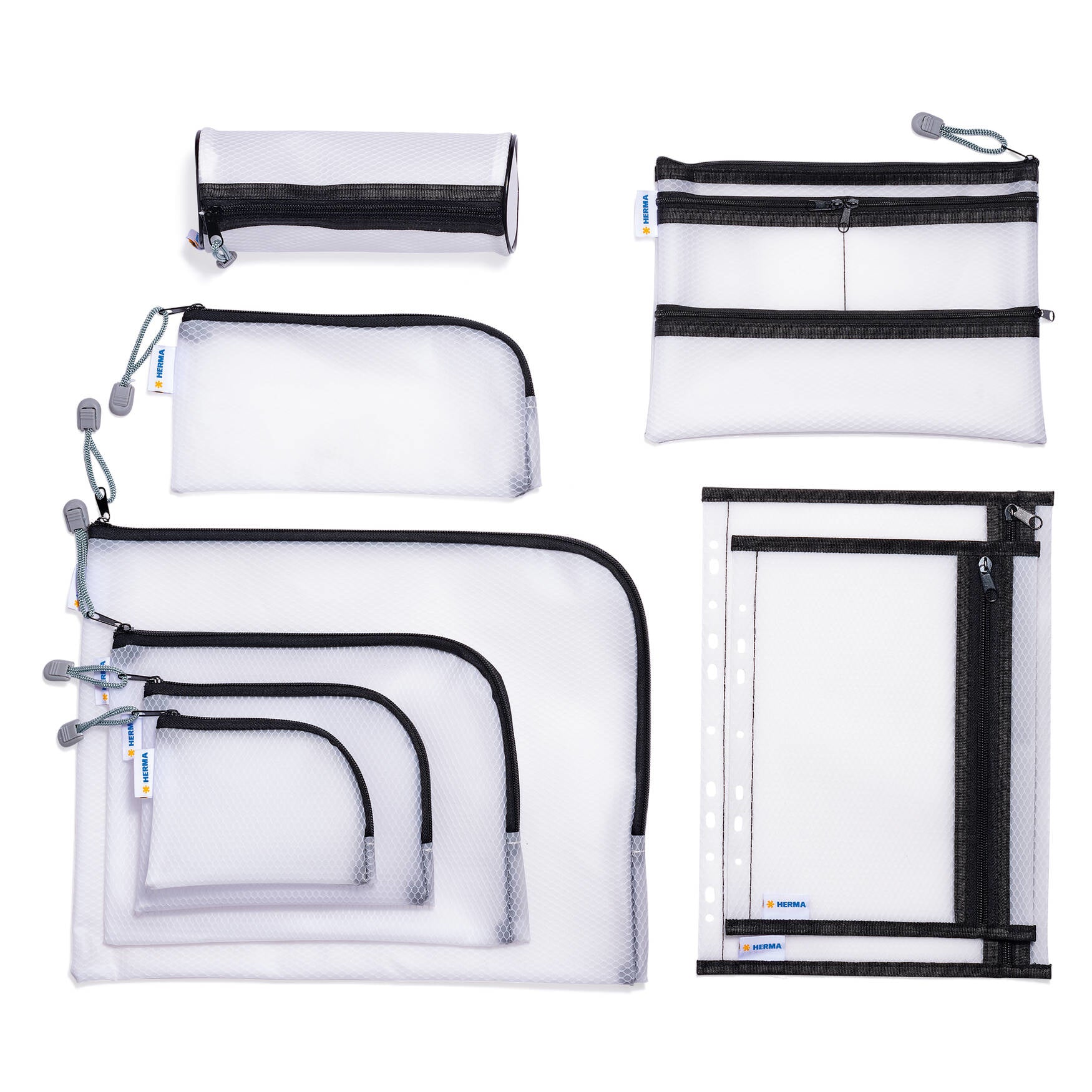 HERMA Sichtmappe A4 – transparent, Kunststoff, glänzend, 180 µm
