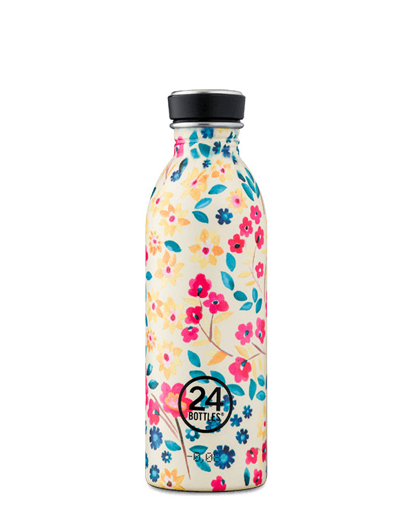 24Bottles Trinkflasche – 5 dl – Edelstahl, Schraubverschluss, auslaufsicher – Petit Jardin