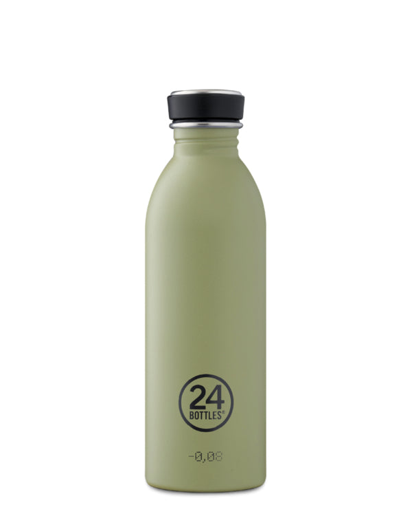 24Bottles Trinkflasche Urban – 5 dl – Edelstahl, Schraubverschluss, auslaufsicher – Salbei