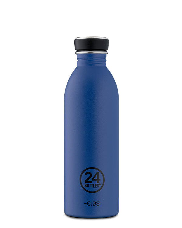 24Bottles Trinkflasche Urban – 5 dl – Edelstahl, Schraubverschluss, auslaufsicher – Gold Blau