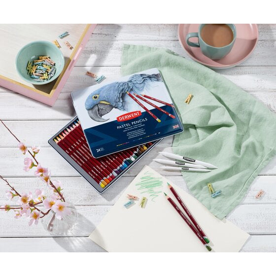Derwent Buntstifte Professional Pastell – 24 Farben