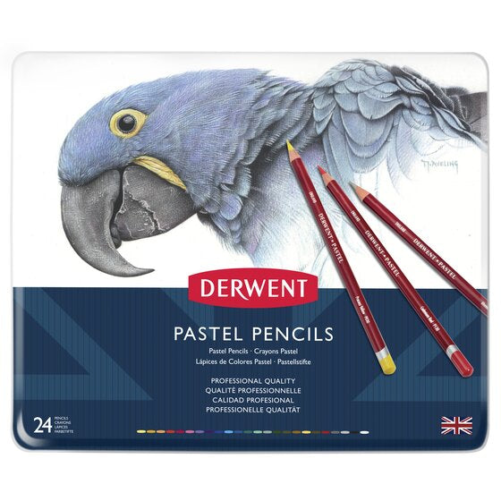 Derwent Buntstifte Professional Pastell – 24 Farben