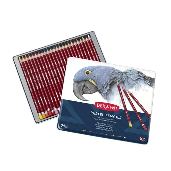 Derwent Buntstifte Professional Pastell – 24 Farben
